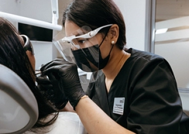 Герметизация фиссур у детей